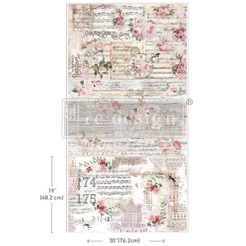 Redesign Decoupage Decor Tissue Paper Triple Pack - Shabby Chic Sheets